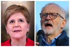 Picture credits: Nicola Sturgeon - Jane Barlow via Pool/Getty Images; Jeremy Corbyn - Steve Taylor/SOPA Images/LightRocket via Getty Images