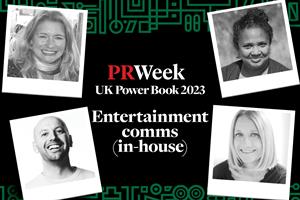 PRWeek UK Power Book 2023: Top 10 in Entertainment comms (in-house)