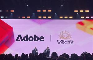 Sadoun spoke with Adobe's CEO at the Adobe Summit. 