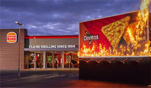 ‘We did not have time on our side’ – Behind the Campaign, ‘The Flaming Billboard’ for Doritos and Burger King