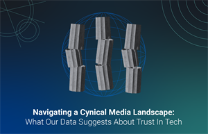 Navigating a cynical media landscape: What our data suggests about trust in tech