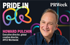 Pride in PR logo with headshot of Howard Pulchin