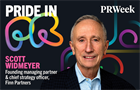 Pride in PR logo with headshot of Scott Widmeyer